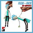 Copy-of-Copy-of-cults3D-2.jpg STL file RICK AND MORTY FLEXI RICK ARTICULATED NO SUPPORTS・3D print object to download, sliceables