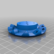 70mm_M3x24.5_Mecanum_Wheel_Hub_2_Lego_Technic_compatible.png 70mm Mecanum wheel remix compatible with Lego Technic axle | 70mm Mecanum Rad Remix kompatibel zu Lego Technic Achse