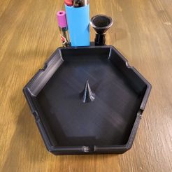 20230807_082154.jpg STL file HexDebowler Ashtray Debowler 💨🔥・Template to download and 3D print