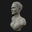 10.jpg Angelina Jolie 3D bust ready to 3D print 3D print model