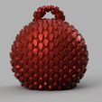 20 rendu 1 .png Fichier STL Christmas ball X110・Modèle pour imprimante 3D à télécharger