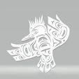 happy bird.jpg Happy Bird Kingfisher Bird Totem Native American Wall Art