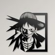 4a8e89f68ad54ba8eb86bbd806ed0500.jpg macaco d. luffy Escultura de parede 2D