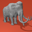 mammoth8.png Mammouth Lowpoly 3D Print Model