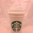 il_794xN.2200423198_jxpj.jpg Plug for Starbucks Hot Cup, Flexible plug for the standard reusable Travel To go Starbucks Venti grande coffee cup, doubles as belt strap
