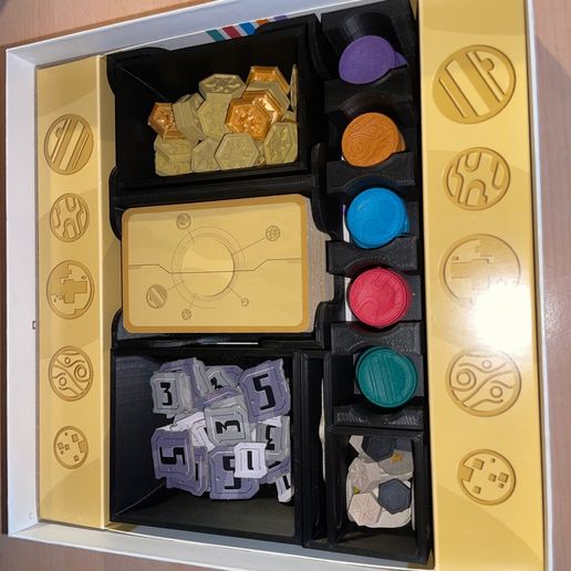 Organiseur De Pièces Imprimé En 3D Pour Scythe – Rangement En Escalier Pour Monnaies
