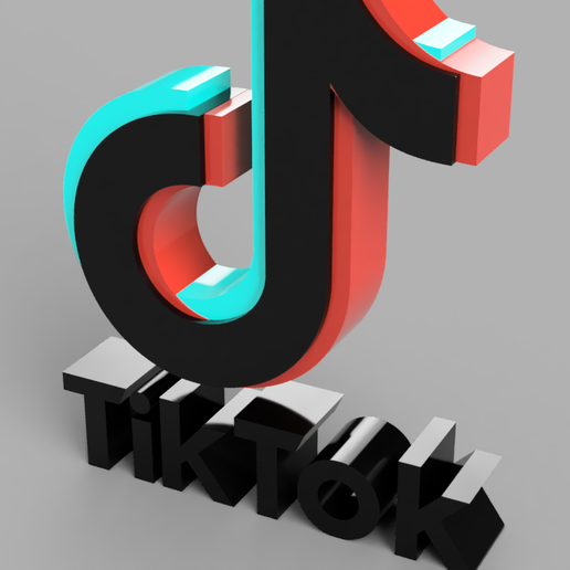 3mf File Tiktok Logo 3d Printer Model To Download Cults