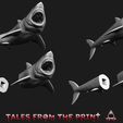 Great-white-shark-megalodon-10-Tales-from-the-print.jpg 鲨鱼--巨齿鲨--大白鲨套装--单件和多件版 品质卓越，由 Tales from the print 提供