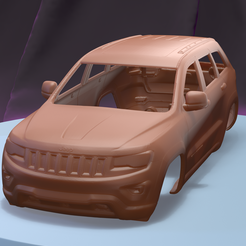 a001.png Файл STL JEEP GRAND CHEROKEE LIMITED 2017 (1/24) кузов автомобиля с печатью・Модель для загрузки и печати в формате 3D
