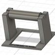 Spindle.jpeg Suporte de fuso de papel para impressora térmica Rollo