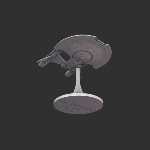 🖖 1/2500 Scale NX Intrepid・ STL File for 3D printing・Cults