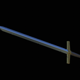 longsword-1-10.png Archivo 3D 3x Longsword nuevo / ligeramente roto / muy roto・Modelo imprimible en 3D para descargar