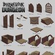 PuzzleLock_Dungeon1.jpg PuzzleLock Dungeon, Modular Terrain for Tabletop Games