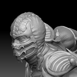 ZBrush-Document.jpg Файл STL Scorpion MK9 STL 3D Printable・3D модель для печати скачать