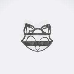 Zorro 9cm.jpg Fichier STL Renard coupeur de biscuits - FOX coupeur de biscuits・Objet imprimable en 3D à télécharger