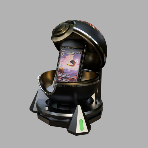 Luxury Ball card display - Pokemon STL File for 3D printingCults