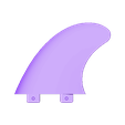 Quad_Fin_Front_v1-0.STL Free STL file Quad Surfboard Fins・Model to download and 3D print