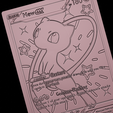 mewcard.png Mew Pokemon Card