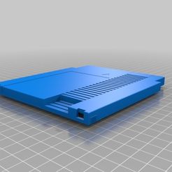 nesCartTop.jpg Free 3D file Nes Cartridge (incl. Freecad model)・3D printable design to download