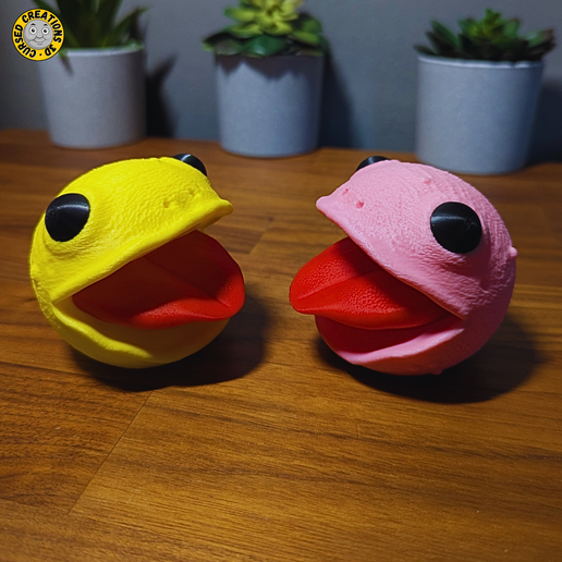 Realistic Pacman 🍒👻・ STL File for 3D printing・Cults