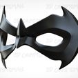 MaskRender2.jpg Robin Mask 3D Print Cosplay Model