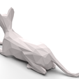 coucher5.png Egyptian Cat low poly