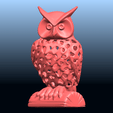 02.png Fichier 3D gratuit Chouette Voronoi・Modèle imprimable en 3D à télécharger