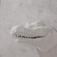 crocodile-head-wall-mount-low-poly-1.png Crocodile head low poly wall mount STL