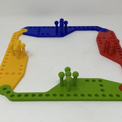 Image0001a.JPG Fichier STL gratuit Jeu "Pegs And Jokers" imprimé en 3D.・Plan imprimable en 3D à télécharger