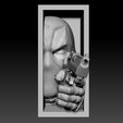image_2024-09-21_20-14-10-—-копия.png Deadpool Deagle Marvel Model Book Nook STL - Shelf Insert 3D Print Model
