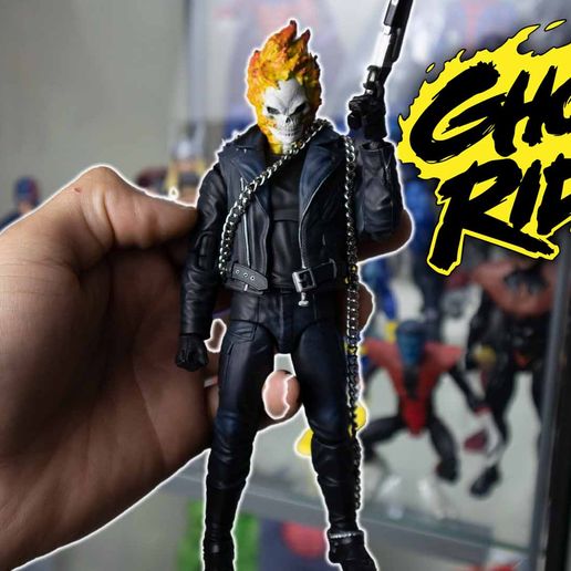 MARVEL GHOSTRIDER フィギュア Marvel Ghost Rider Johnny Blaze PVC Action Figure Model