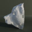 88.png Bear Face Mask - Wild Bear Cosplay 3D print model