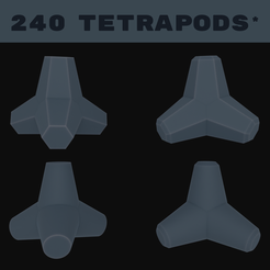 Tetrapods_Main.png Tetrapods - Tank Traps