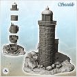 3.jpg Medieval lighthouse on island with wooden pontoon (10) - Pirate Jungle Island Beach Piracy Caribbean Medieval Skull Renaissance