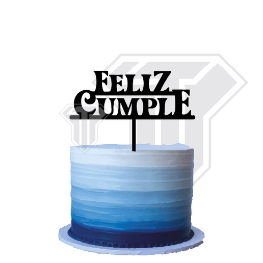 Birthday Cake topper - Happy Birthday 3D model