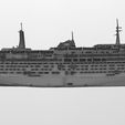 wf1.jpg SS Rotterdam V Holland America Line ocean liner print ready full hull and waterline models