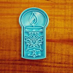 WhatsApp-Image-2022-05-15-at-12.15.38-AM-1.jpeg STL file Encanto Candle Cookie Cutter・3D printing template to download