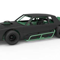 1.jpg 3D file Diecast vintage Asphalt Modified stock car Scale 1:25・3D printing idea to download
