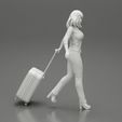 3DG-0009.jpg Fichier 3D 2 Femme d'affaires en chemise et pantalon tirant une valise marchant dans un terminal d'aéroport・Objet imprimable en 3D à télécharger