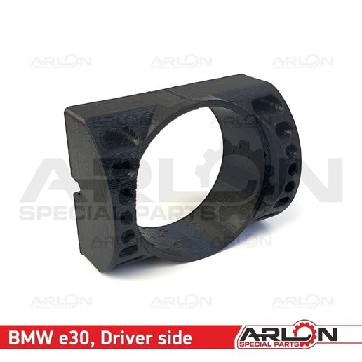 BMW e30 2.jpg Air Vent Gauge Pod, 52mm, Fits BMW E30 Driver side "Arlon Special Parts"