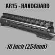 10Inch_Title.jpg Файл STL AR15/M4 HANDGUARD 10 INCH - MLOK・Дизайн 3D-печати для загрузки3D