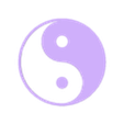 025 - logo yin yang.stl CACHIMBA / SHISHA "YIN YANG" MOUTHPIECE