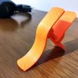 suport headphone 5.jpg STL file headphone holder - snake・3D printing idea to download