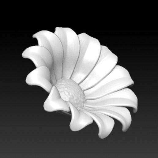 Flower pendant jewelry 3D model