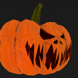 Pumpkin_1920x1080_0010.png Halloween Pumpkin Low-poly 3D model