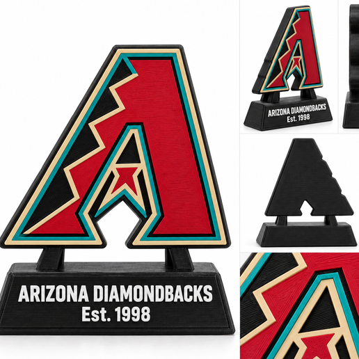Arizona Diamondbacks Decoration – 3D Printable Desk Display