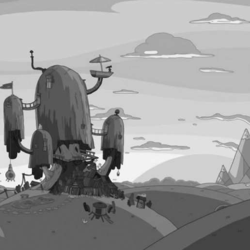 finn and jake treehouse wallpaper