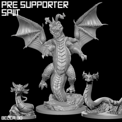 icon-2.png OBJ file Kaijumon Dragonite・3D print object to download, Becca_3D