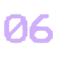 06.stl TERMINAL Font Numbers (01-30)