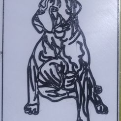 boxer.jpg Free STL file Boxer dog・3D printing design to download